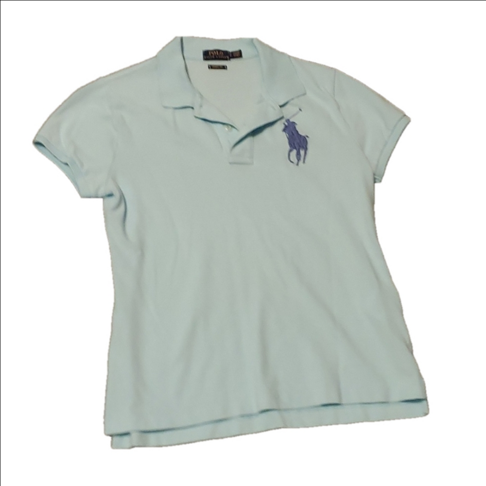 Polo by Ralph Lauren Light Blue Short Sleeve Top